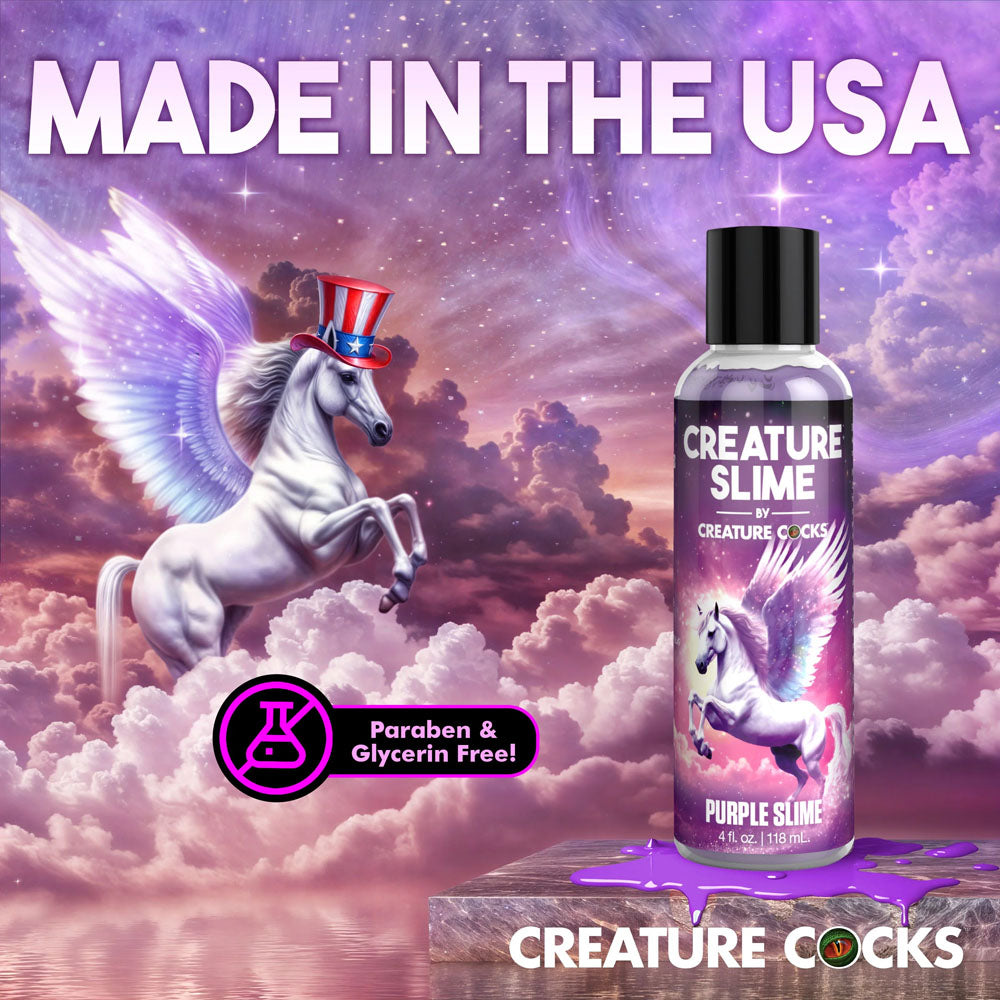 Creature Slime By Creature Cocks Purple Slime Purple Water Based Lubricant 118 Ml Bottle