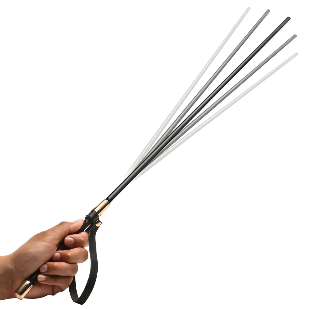 Master Series Sinful Impact Cane Black Plastic Cane Whip