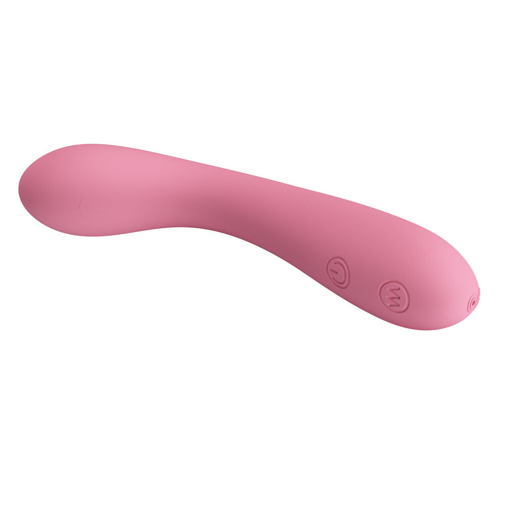 Party Up John Flexible Vibe Pink Pink 16 Cm Usb Rechargeable Vibrator