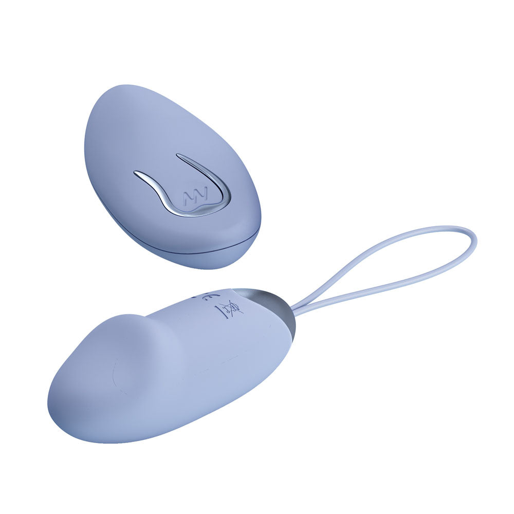 Party Up Ivan Remote Egg Purple Purple Usb Rechargeable Vibrating Egg With Wireless Remote