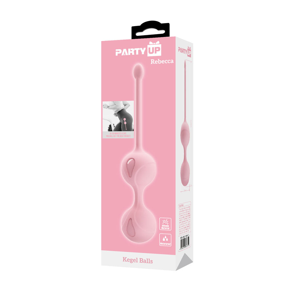 Party Up Rebecca Kegel Balls Pink Pink Kegel Balls