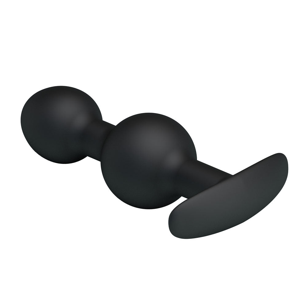 Party Up James Anal Bead Plug Black 10.4 Cm Beaded Butt Plug