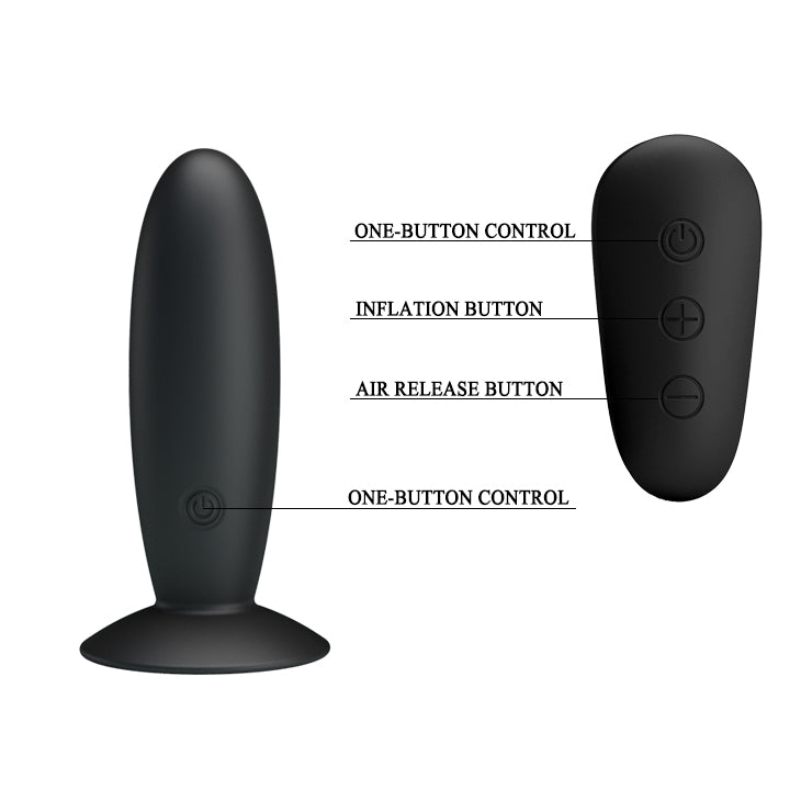 Mr Play Remote Control Vibrating Anal Plug Black Usb Rechargeable Vibrating Butt Plug With Wireless Remote