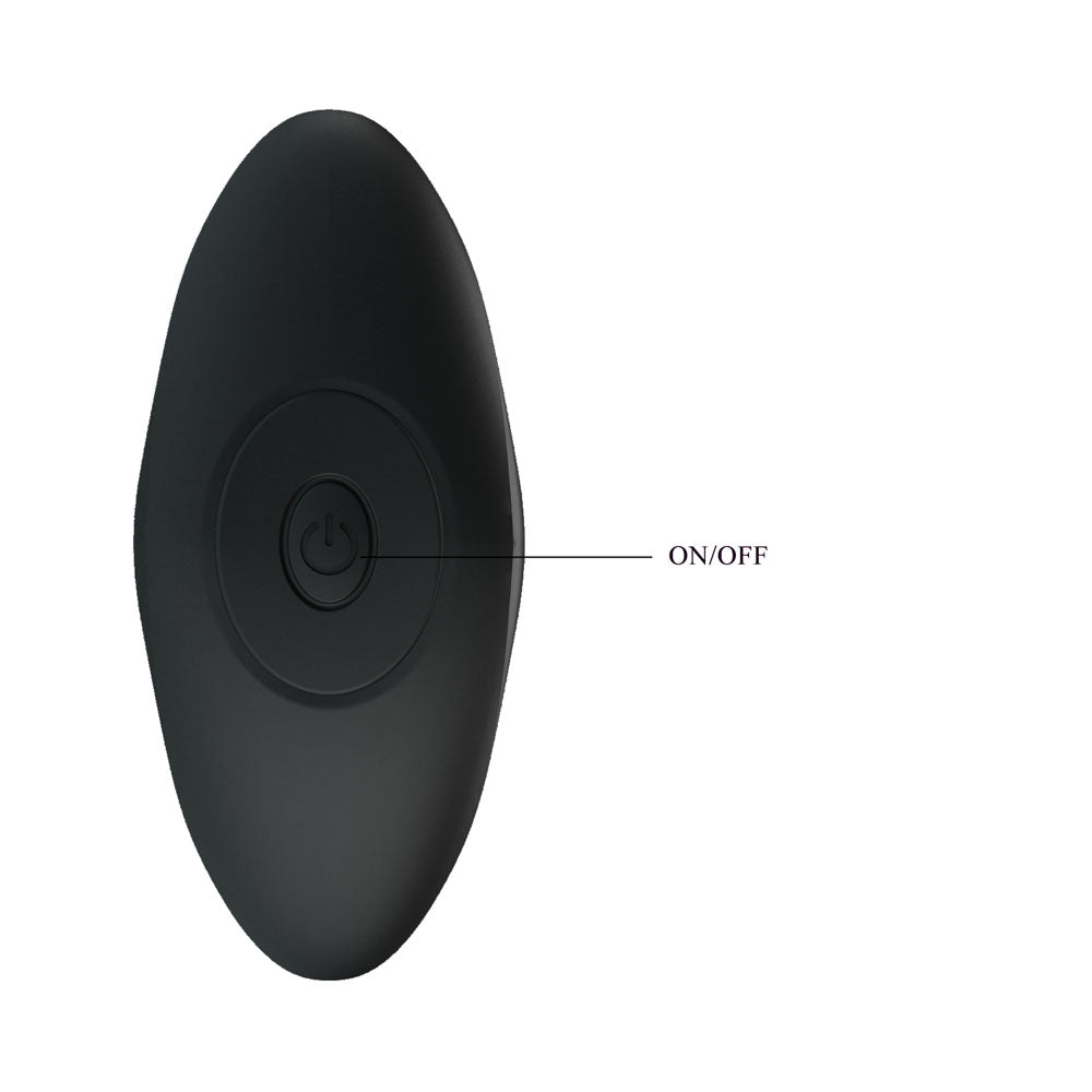 Party Up Keith Vibrating Plug Black 10.5 Cm Usb Rechargeable Vibrating Butt Plug