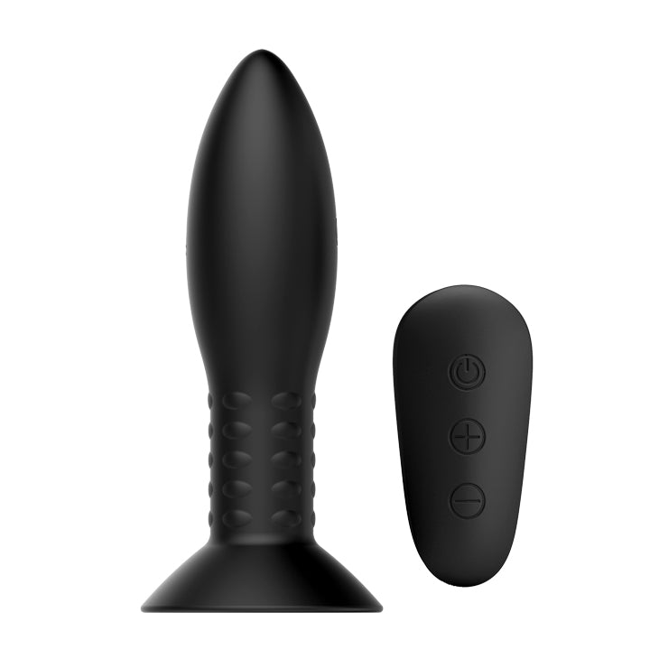 Mr Play Rotation Beads Anal Plug Black Usb Rechargeable Beaded Butt Plug With Wireless Remote
