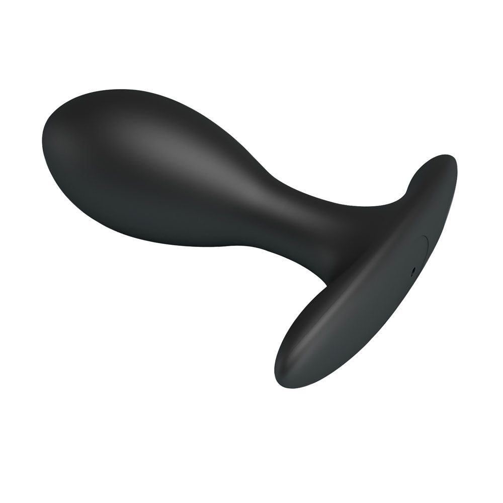 Party Up Kevin Inflatable Butt Plug Black 9.1 Cm Inflatable Butt Plug