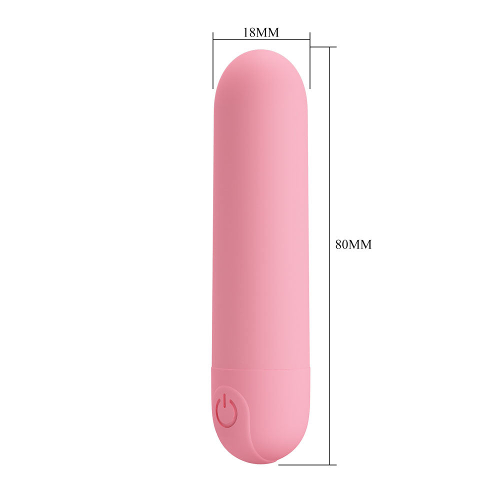 Party Up Henry Mini Bullet Pink Pink 8 Cm Usb Rechargeable Bullet