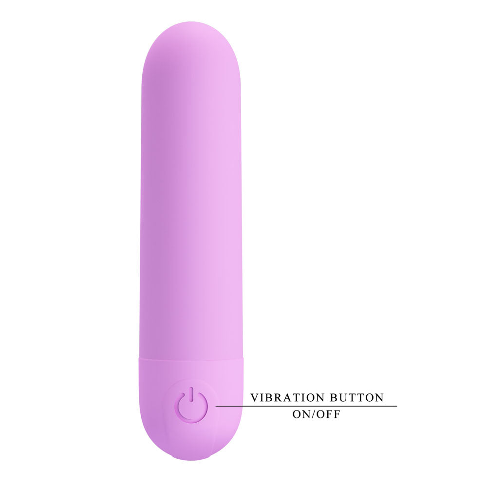 Party Up Greg Mini Bullet Purple Purple 8 Cm Usb Rechargeable Bullet