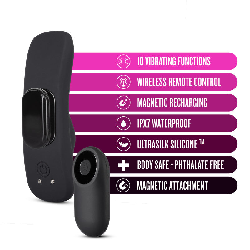 Temptasia Remote Control Panty Vibe Black Usb Rechargeable Panty Vibe