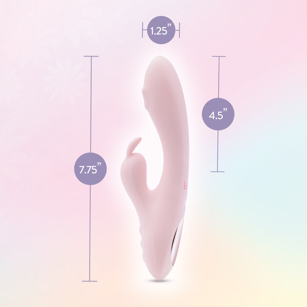 Play With Me Fairy Flutter Pink 19.7 Cm Usb Rechargeable Rabbit Vibrator