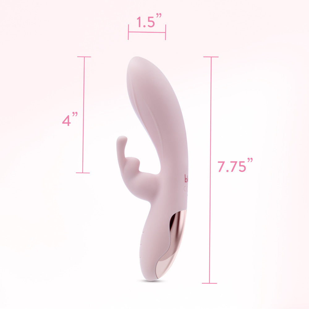 Blush Morgan Pink 19.7 Cm Usb Rechargeable Rabbit Vibrator
