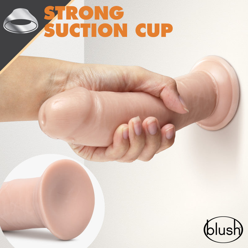 Dr. Skin Glide 8 Inch Self Lubricating Dildo Flesh 20.3 Cm Dong