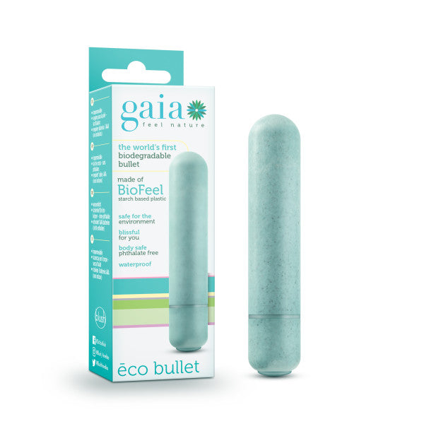 Gaia Eco Bullet Aqua Blue 8.9 Cm (3.5'') Bullet