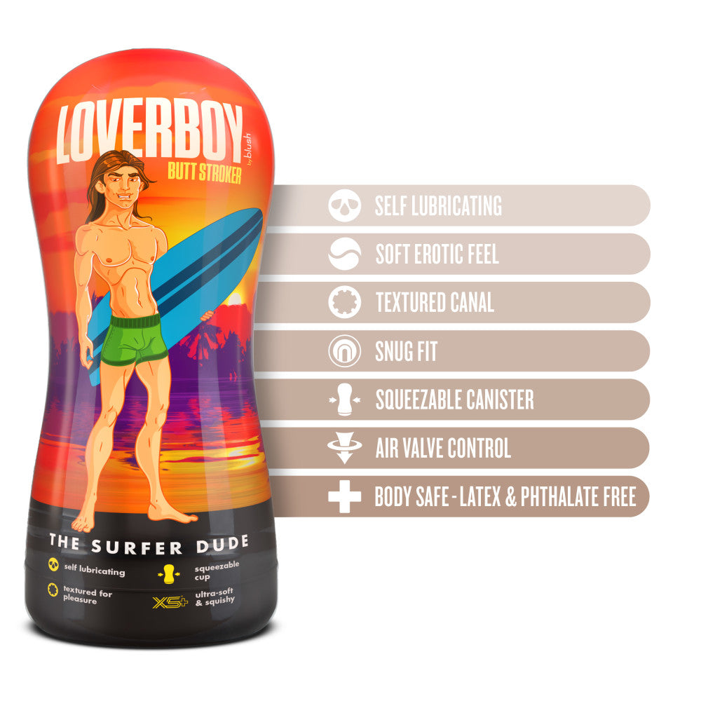 Coverboy The Surfer Dude Flesh Male Ass Stroker