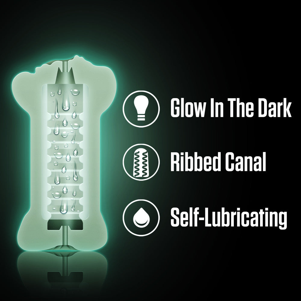 En Lust Tasha Glow In Dark Flesh Dual Ended Stroker