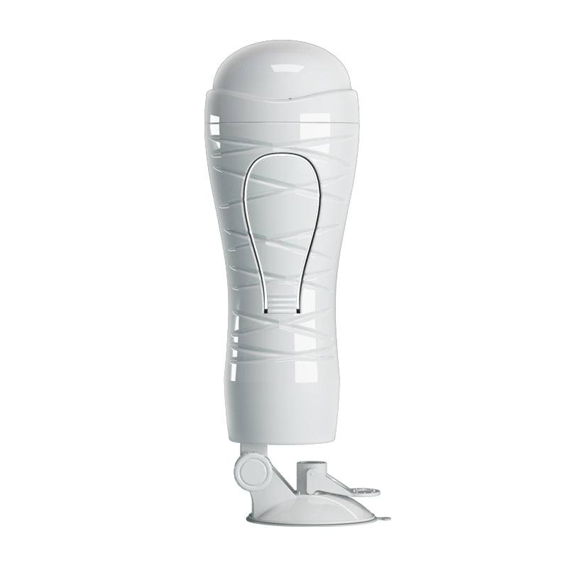Crazy Bull Flora Vibrating Stroker Flesh Usb Rechargeable Vibrating Squeezeable Vagina Stroker With Suction Base