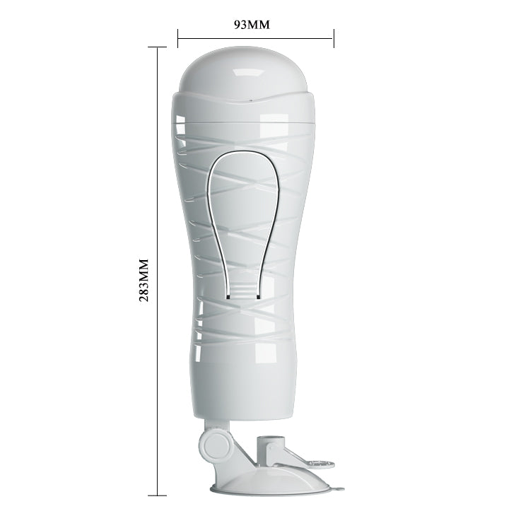 Crazy Bull Flora Vibrating Stroker Flesh Usb Rechargeable Vibrating Squeezeable Vagina Stroker With Suction Base