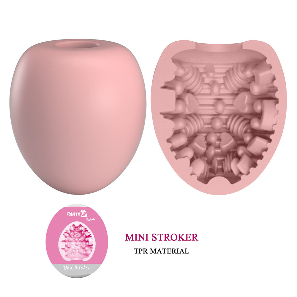Party Up Robin Mini Stroker Pink Mini Stroker