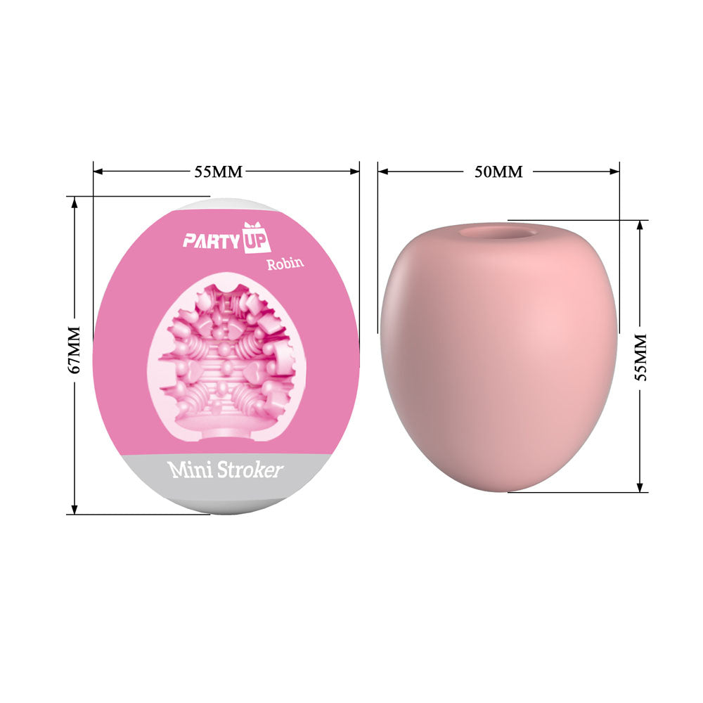 Party Up Robin Mini Stroker Pink Mini Stroker