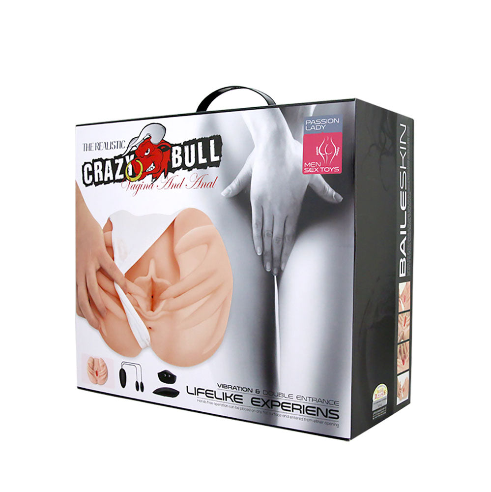 Crazy Bull Vibrating Spread Torso Flesh Vibrating Spread Torso Masturbator
