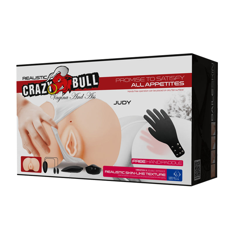 Crazy Bull Judy Vibrating Doggy Torso Flesh Vibrating Doggy Style Masturbator