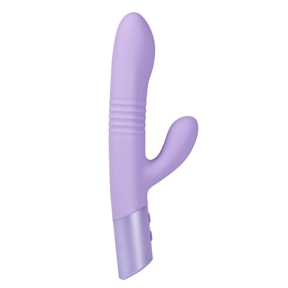 Maia Ayla Lavender 24.4 Cm Usb Rechargeable Thrusting Rabbit Vibrator