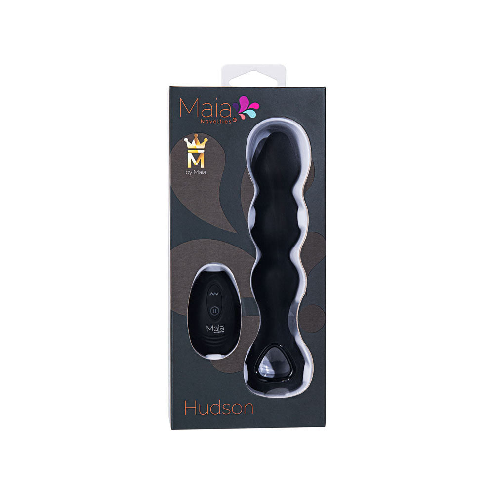 Maia Hudson Black 19 Cm Usb Rechargeable Anal Vibrator With Wireless Remote