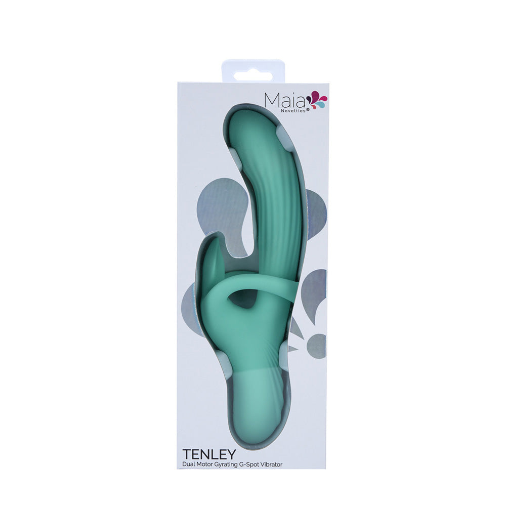 Maia Tenley Mint Green 24.1 Cm Usb Rechargeable Gyrating Rabbit Vibrator