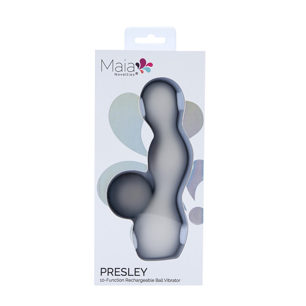 Maia Presley Grey 15.2 Cm Usb Rechargeable Rabbit Vibrator