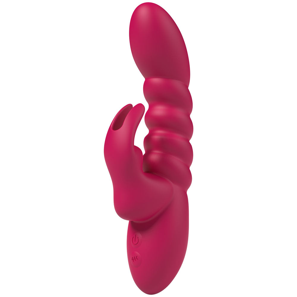 Party Up Brynlyn Pink Pink 18.2 Cm Usb Rechargeable Rabbit Vibrator