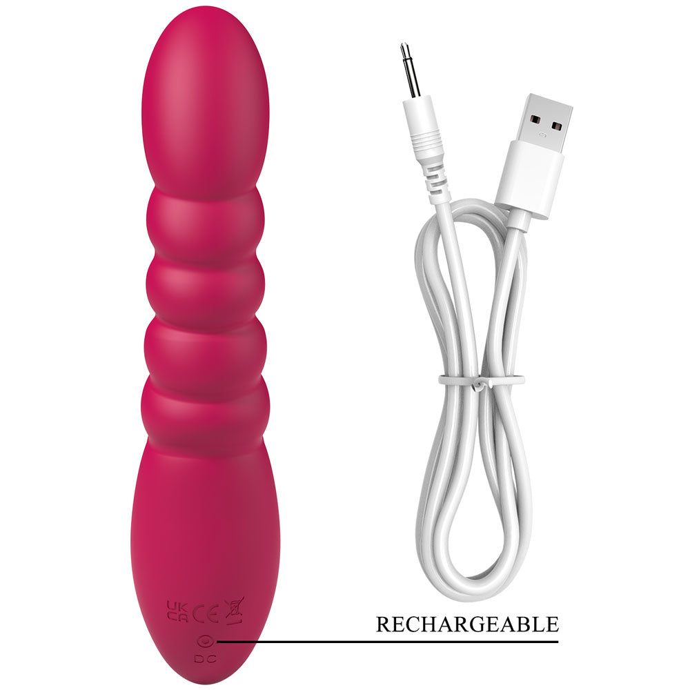 Party Up Brynlyn Pink Pink 18.2 Cm Usb Rechargeable Rabbit Vibrator