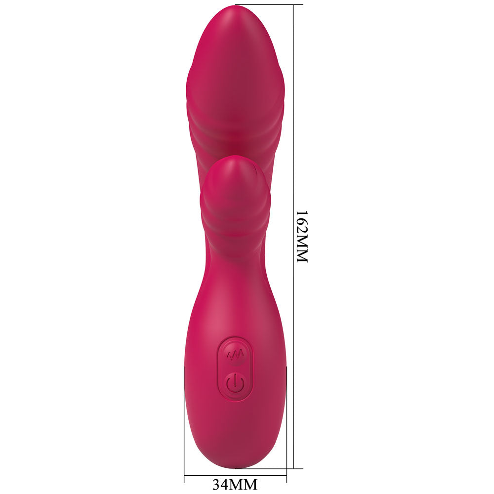 Party Up Dalida Pink Pink 16.2 Cm Usb Rechargeable Rabbit Vibrator