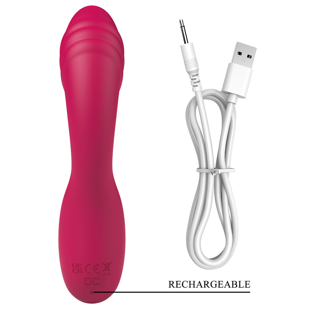 Party Up Dalida Pink Pink 16.2 Cm Usb Rechargeable Rabbit Vibrator
