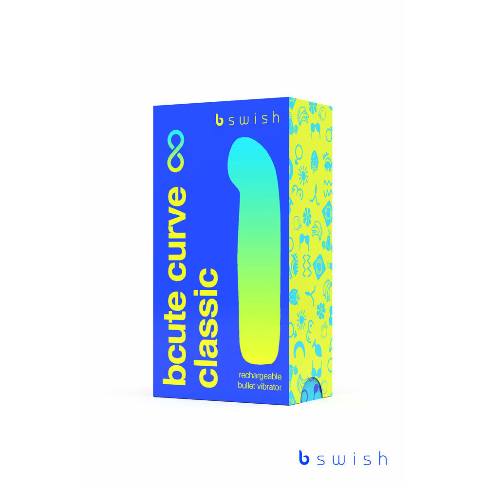 Bcute Curve Infinite Classic Electric Blue Blue 10 Cm Usb Rechargeable Vibrator