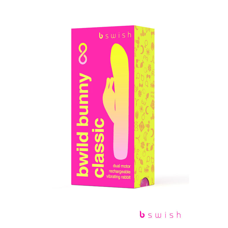 Bwild Classic Bunny Infinite Sunset Pink Sunset Pink 15.2 Cm Usb Rechargeable Rabbit Vibrator