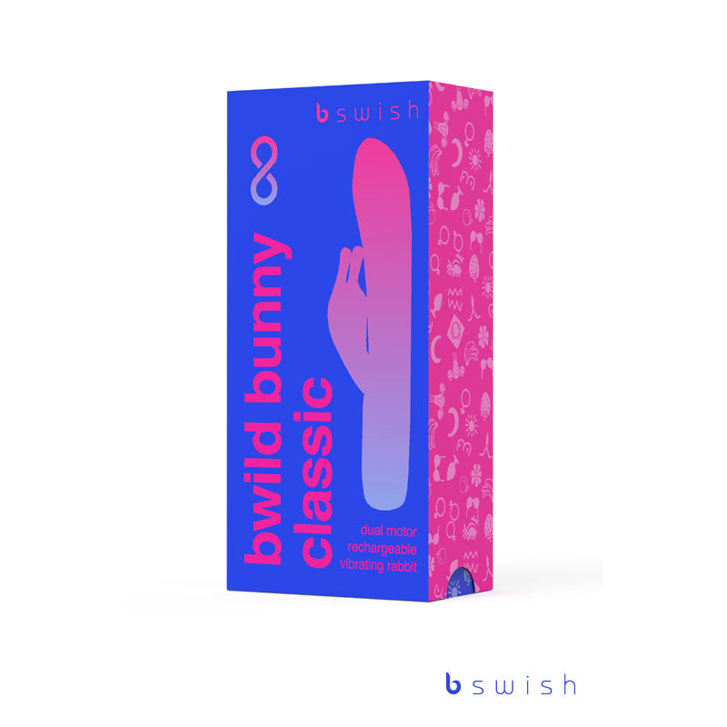 Bwild Classic Bunny Infinite Pacific Blue Pacific Blue 15.2 Cm Usb Rechargeable Rabbit Vibrator