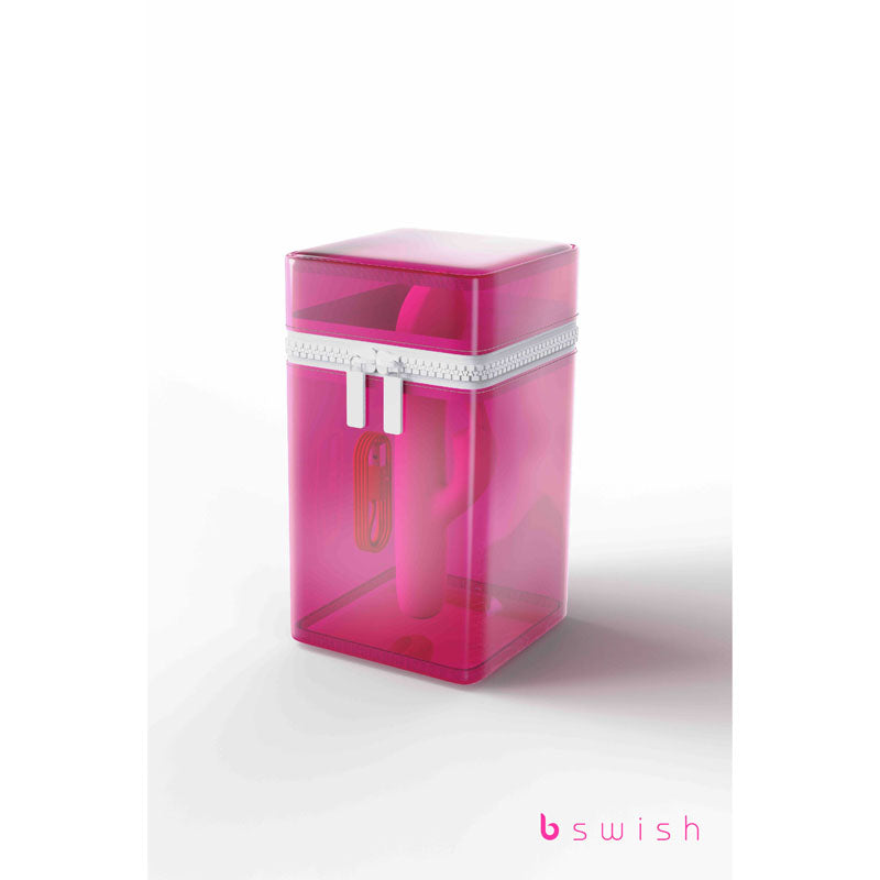 Bwild Classic Bunny Infinite Limited Edition Sunset Pink Sunset Pink 15.2 Cm Usb Rechargeable Rabbit Vibrator With Limited Edition Storage Case