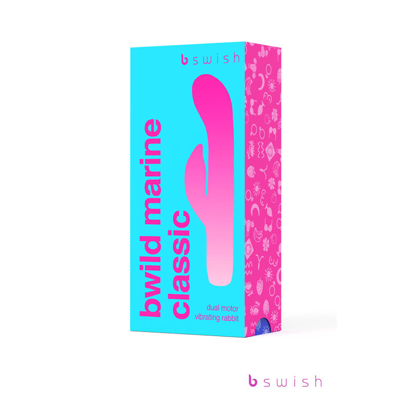 Bwild Classic Marine Cerise Cerise 15.2 Cm Rabbit Vibrator