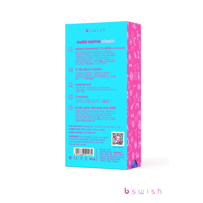 Bwild Classic Marine Cerise Cerise 15.2 Cm Rabbit Vibrator
