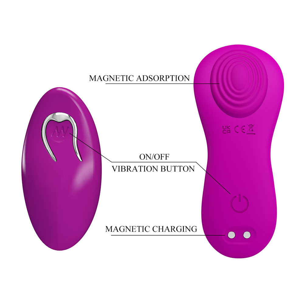 Party Up Michael Panty Vibe Pink Pink Usb Rechargeable Panty Vibrator With Wireless Remote Control