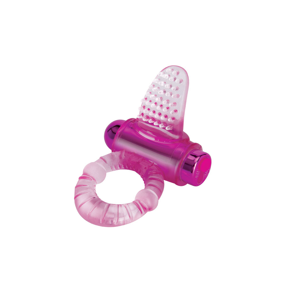 Bodywand Rechargeable Lick It Pleasure Ring Pink Usb Rechargeable Vibrating Cock Ring