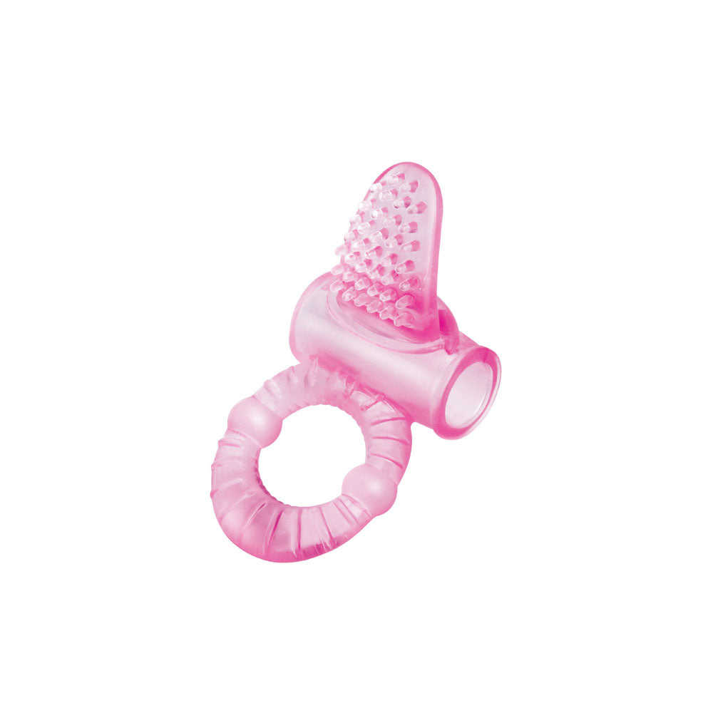 Bodywand Rechargeable Lick It Pleasure Ring Pink Usb Rechargeable Vibrating Cock Ring