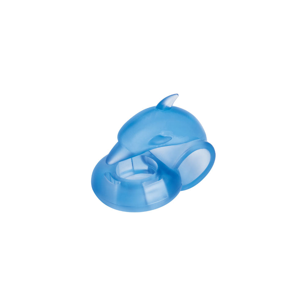 Bodywand Rechargeable Dancing Dolphin Ring Blue Usb Rechargeable Vibrating Cock Ring