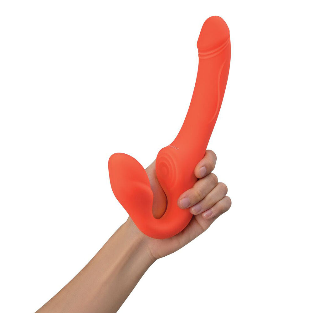 Bodywand Id Access Strapless Strap On Orange 15.2 Cm Usb Rechargeable Strapless Strap On