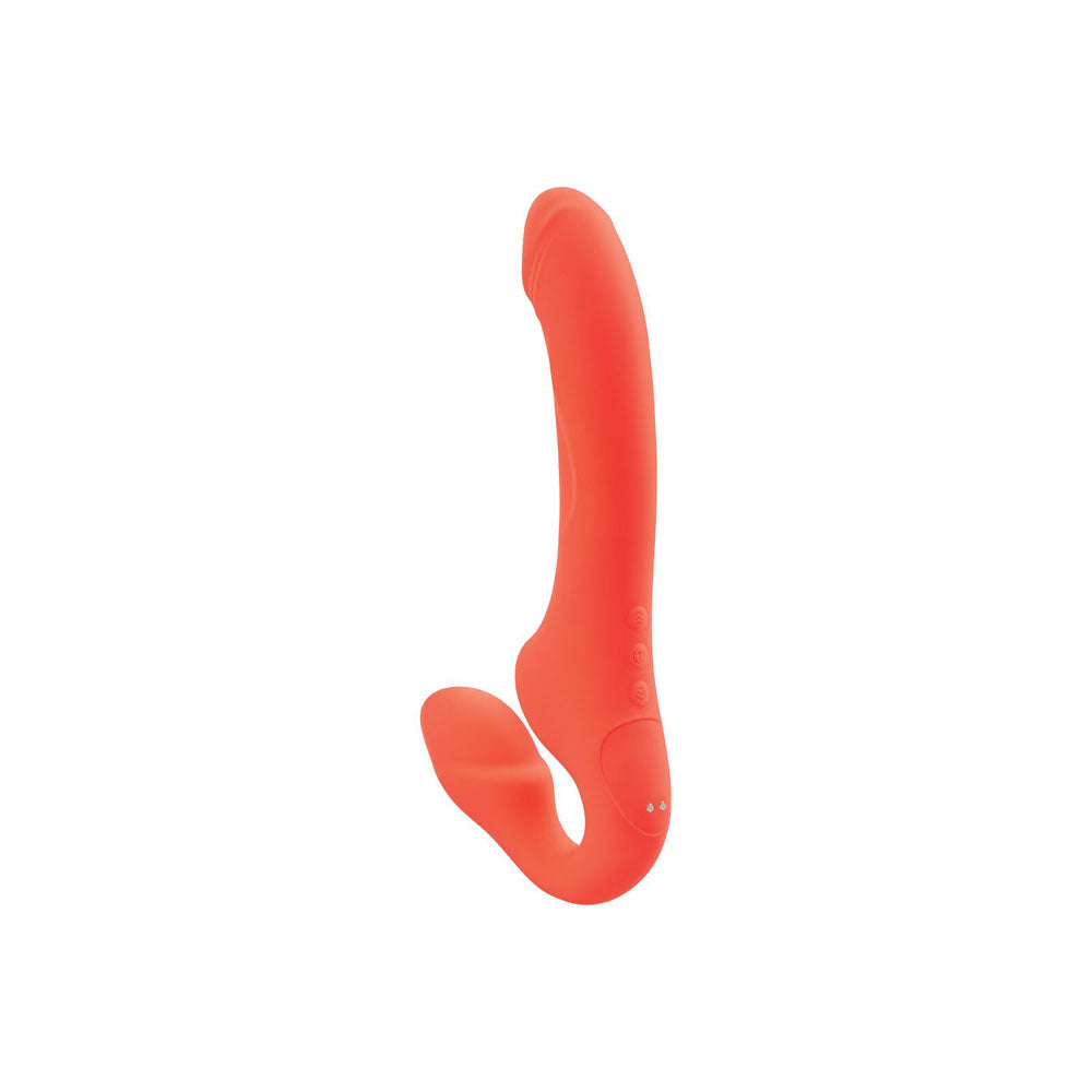 Bodywand Id Access Strapless Strap On Orange 15.2 Cm Usb Rechargeable Strapless Strap On