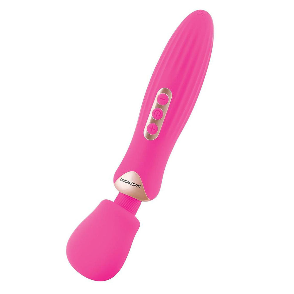 Bodywand Rumble Wand 10 Inch Hot Pink 24 Cm Usb Rechargeable Massage Wand