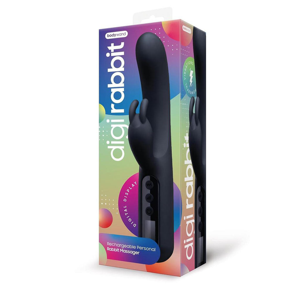 Bodywayd Digi Rabbit Black 23 Cm Usb Rechargeable Rabbit Vibrator