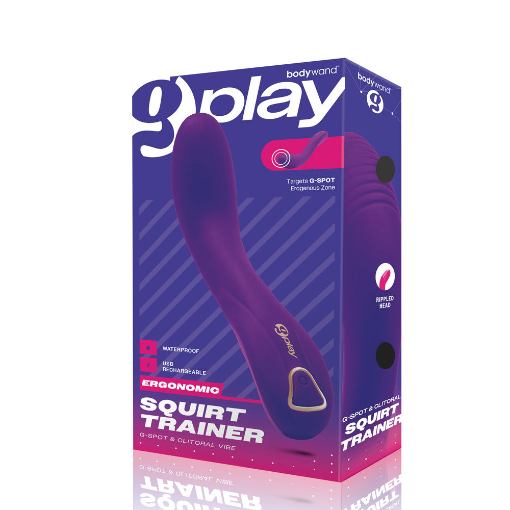Bodywand G Play Ergonomic Squirt Trainer Purple 19 Cm Usb Rechargeable Vibrator