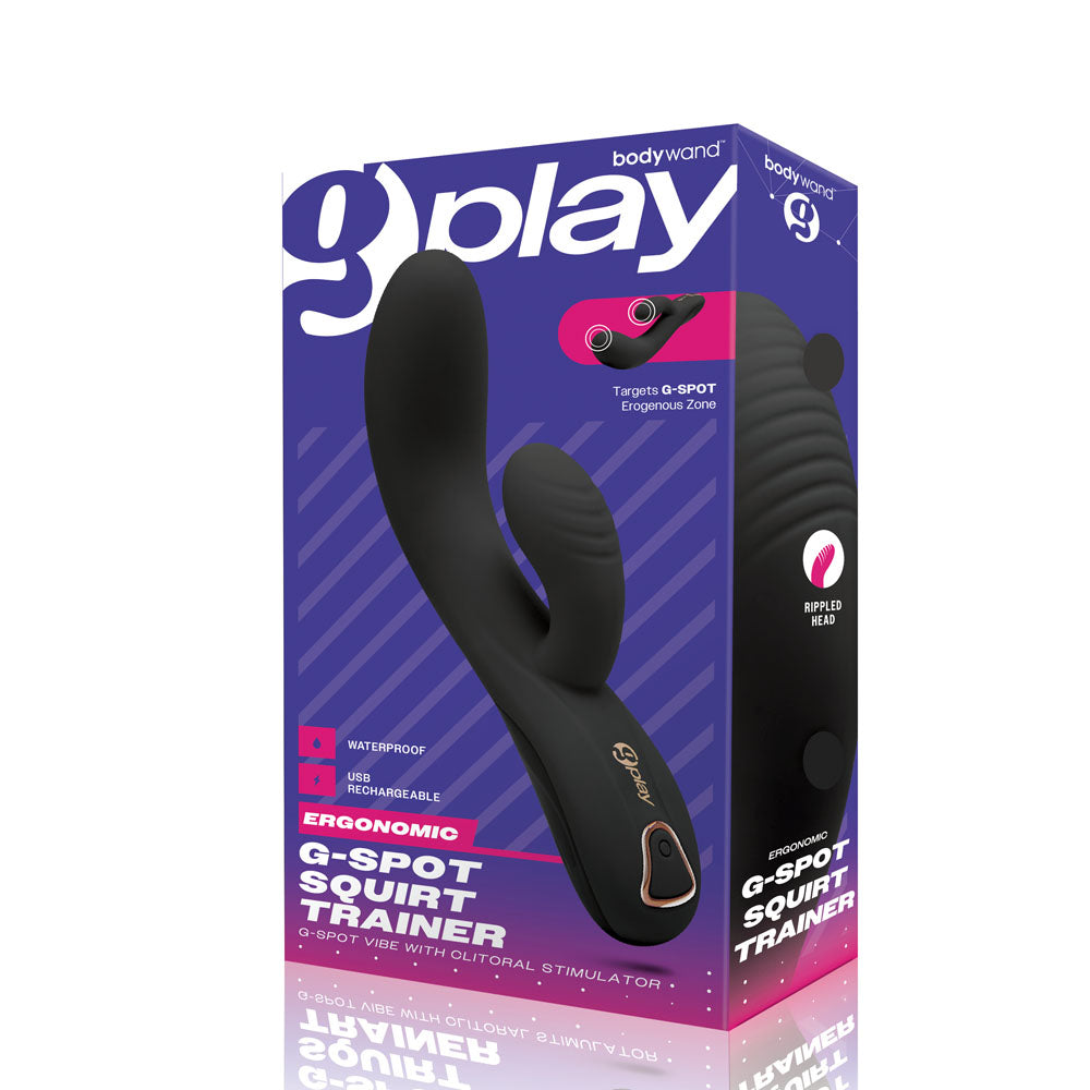 Bodywand G Play G Spot Squirt Trainer Black 19 Cm Usb Rechargeable Vibrator