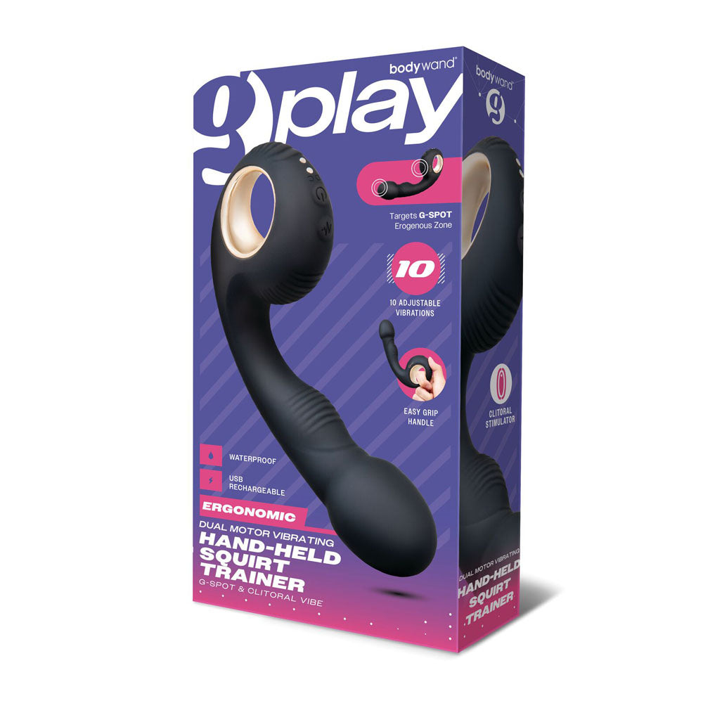 Bodywand G Play Vibrating Squirt Trainer Black 17 Cm Usb Rechargeable Vibrator